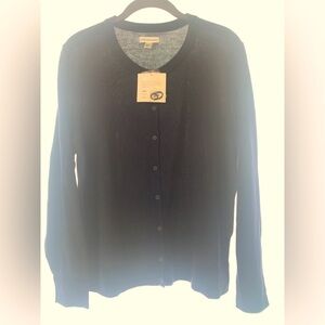 Croft & Barrow Navy Cardigan
